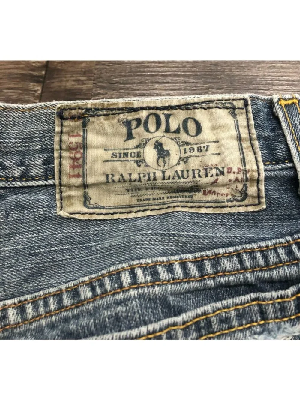 Polo Ralph Lauren Youth Boys Size 16 Straight Fit Cotton Blue Jeans